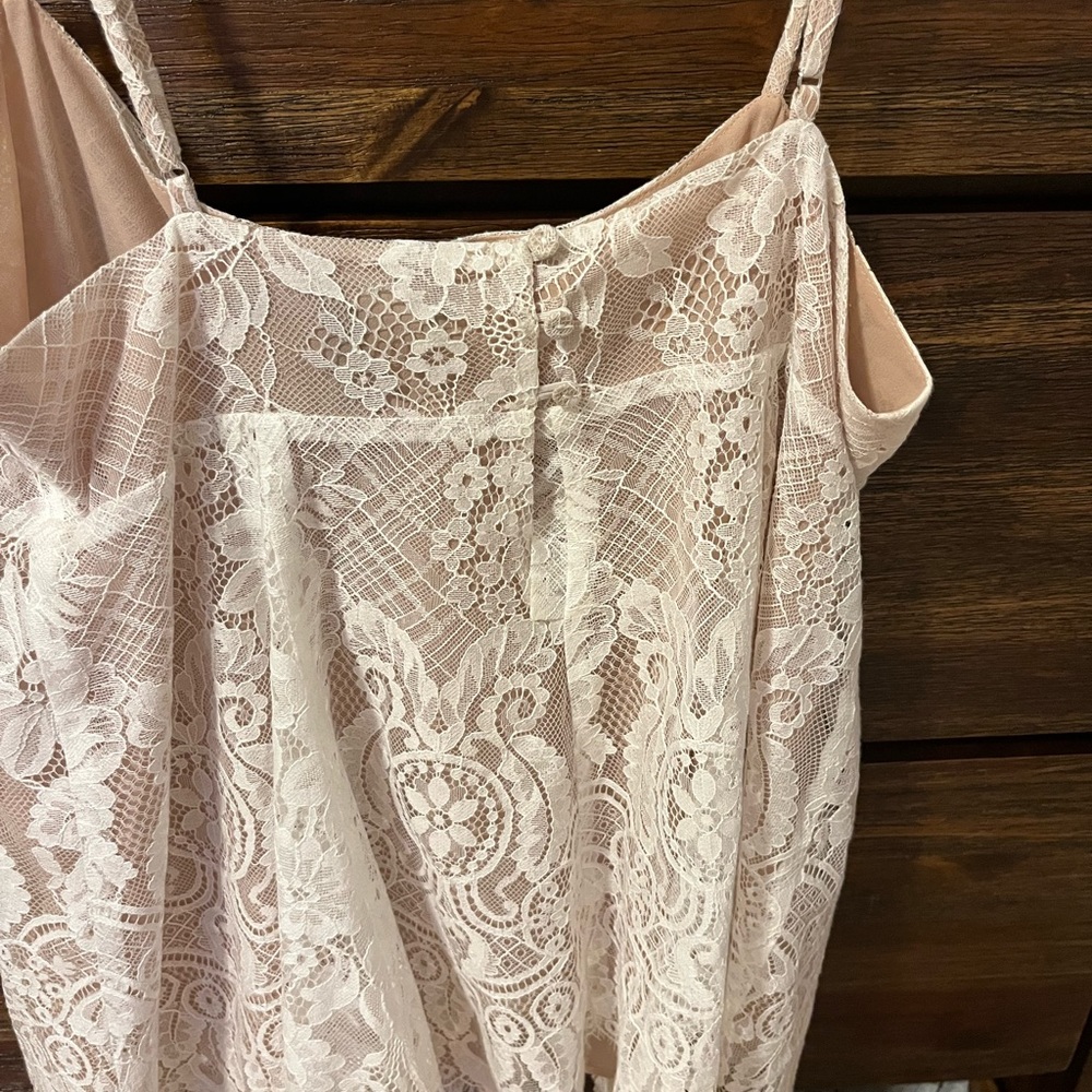 BCBG lace tank top